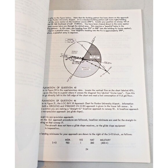 Vintage 1970 Private Pilot FAA Exams Made Easy Acme School Of Aeronautics - Picture 10 of 10